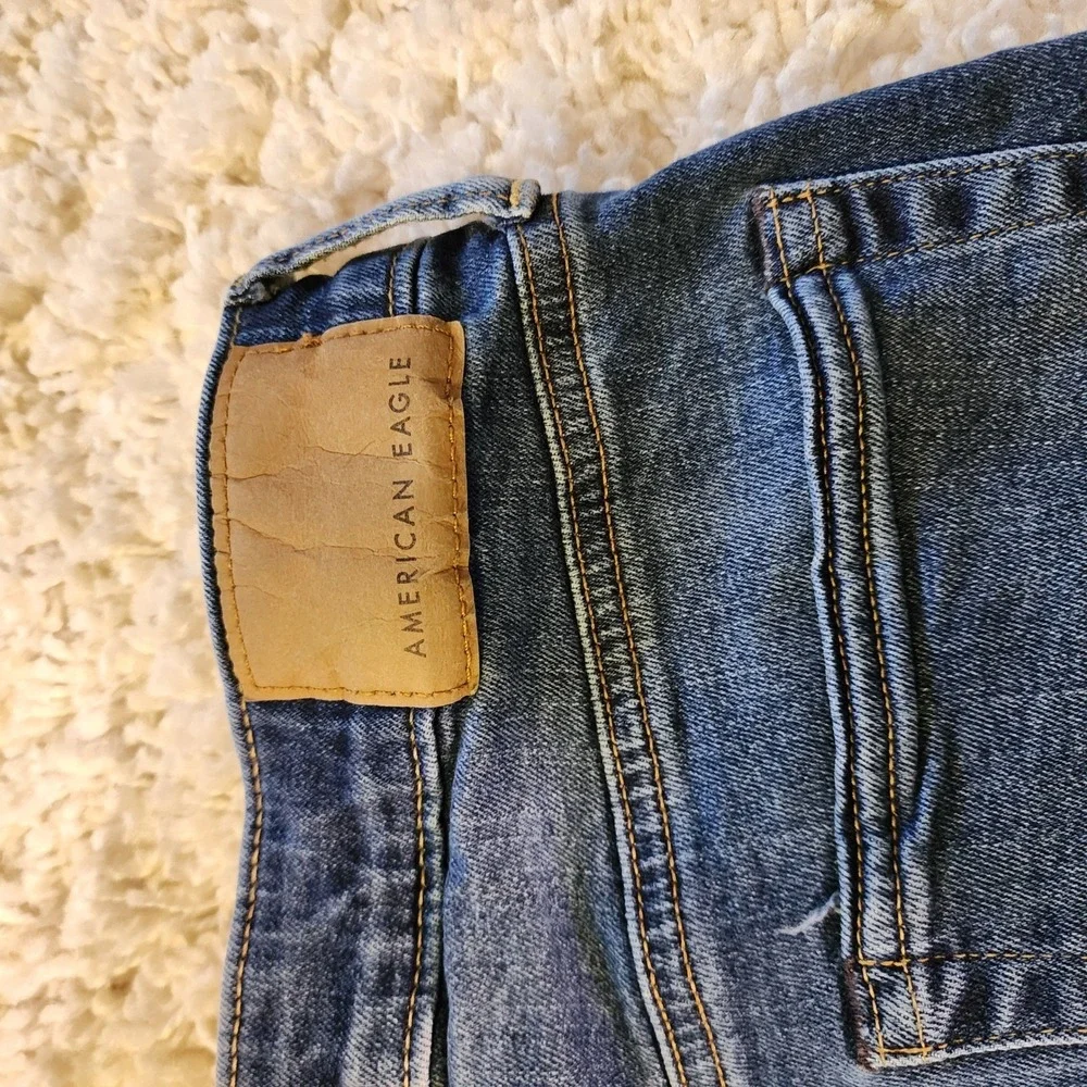 American Eagle Mens AIRFLEX+ Slim Jeans Denim Blue Size 29x30 - Picture 8 of 8